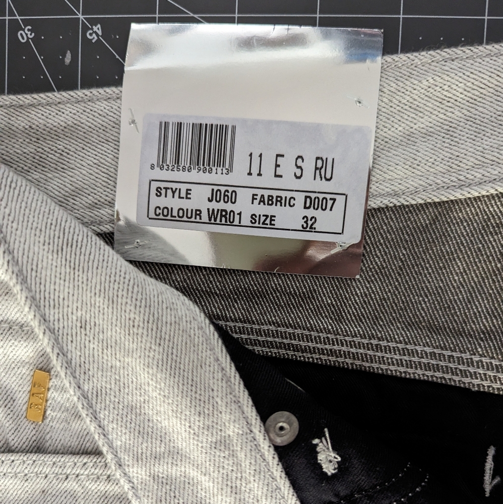Raf Simons Men's White Denim Slim Straight Fit Tapered Jeans Italy 32 - Picture 13 of 14